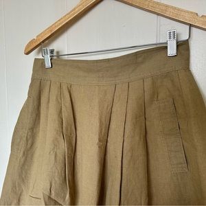 Micaela Greg linen midi skirt